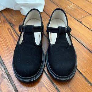 Small Lot Black Adult Lug Sole Mary Jane in Black